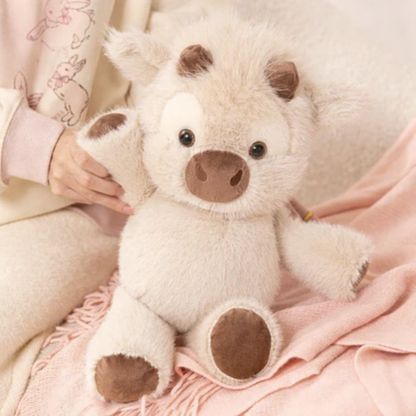 Double-sided cute cow plush toy