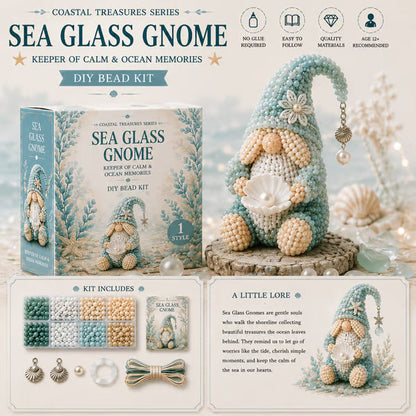 🔥 💕Cozy Gnome DIY Bead Kit Collection– Collect All 12 Gnome