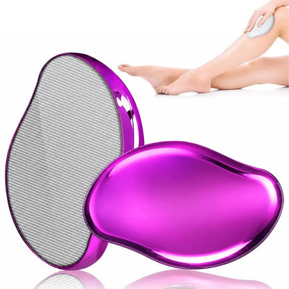 ✨ Crystal Hair Eraser – Reusable Hair Removal & Exfoliating Tool for Silky-Smooth Skin