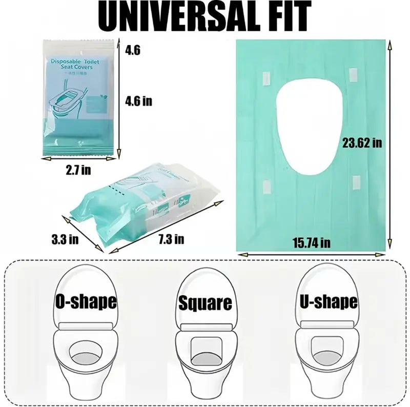 Disposable Toilet Seat Covers (10-20-30-Pack)