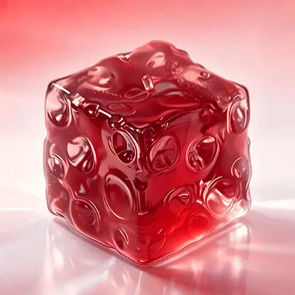 Giant Jelly Cheese Cube Squishy Toy
