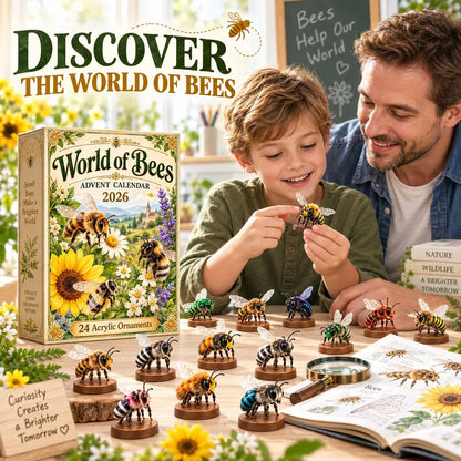 🐝 World of Bees 2026 Advent Calendar | 24 Unique Pollinator Keepsakes 🌿