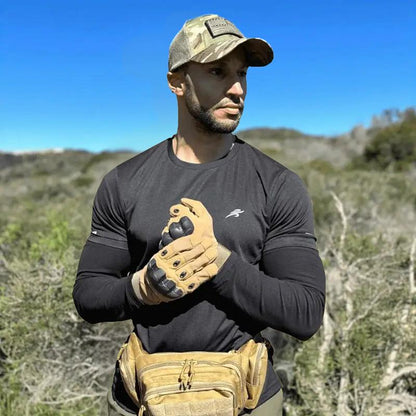🔥Limited Time 58% Off✨Tactical Full Finger Gloves with Soft Knuckle Protection