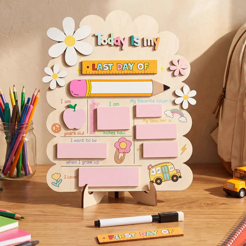 First Day of School Sign Reusable Back