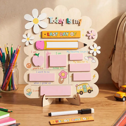 First Day of School Sign Reusable Back
