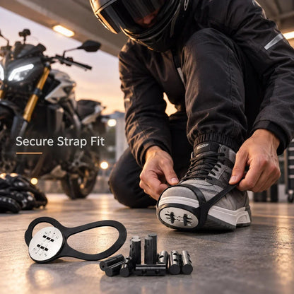 🌟✨ RoadFlare Motorcycle Boot Spark Sliders