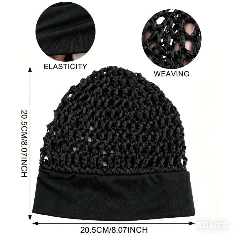 3-Piece Stretchy Wide-Edge Sleeping Cap Set