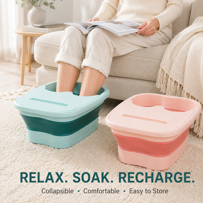 Collapsible Foot Bath for Ultimate Soaking Comfort
