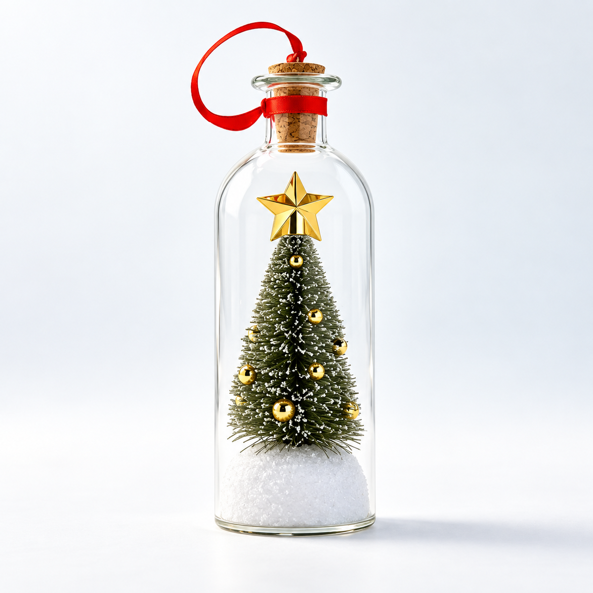 🎄Give Them Your Voice This Christmas – Recordable Message Bottle Ornament🎁