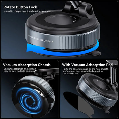 Upgraded Magnetic Cell Phone Car Mount