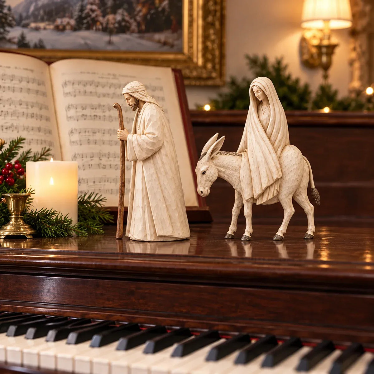 ✝️Journey to Bethlehem Nativity Figurine Set