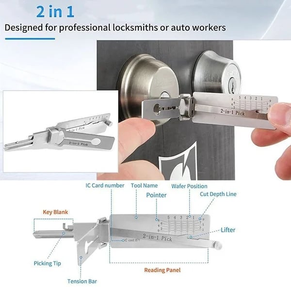 🔥LAST DAY 57% OFF -49% OFF🔥Stainless Steel Key Decoder