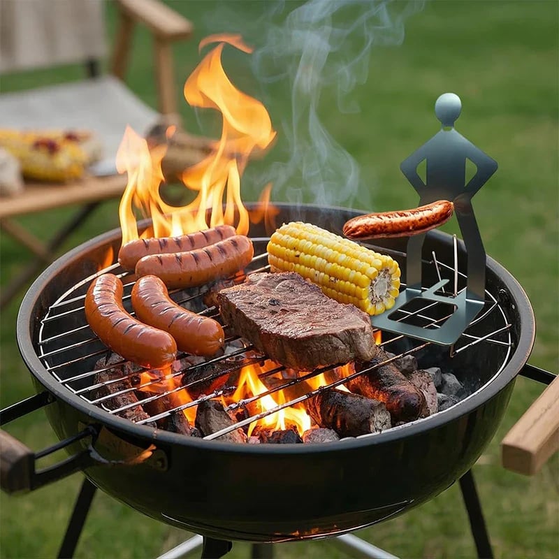 🌭BUY 1 FREE 1🍖Outdoor prankster Stainless Steel BBQ Sausage Holder