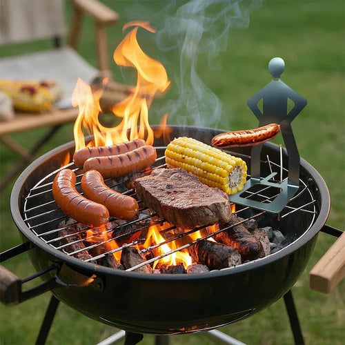 🌭BUY 1 FREE 1🍖Outdoor prankster Stainless Steel BBQ Sausage Holder