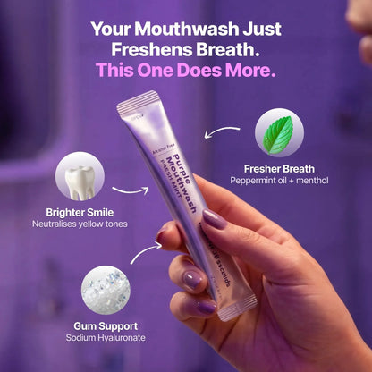 Purple Mouthwash Sachets 20 Pack