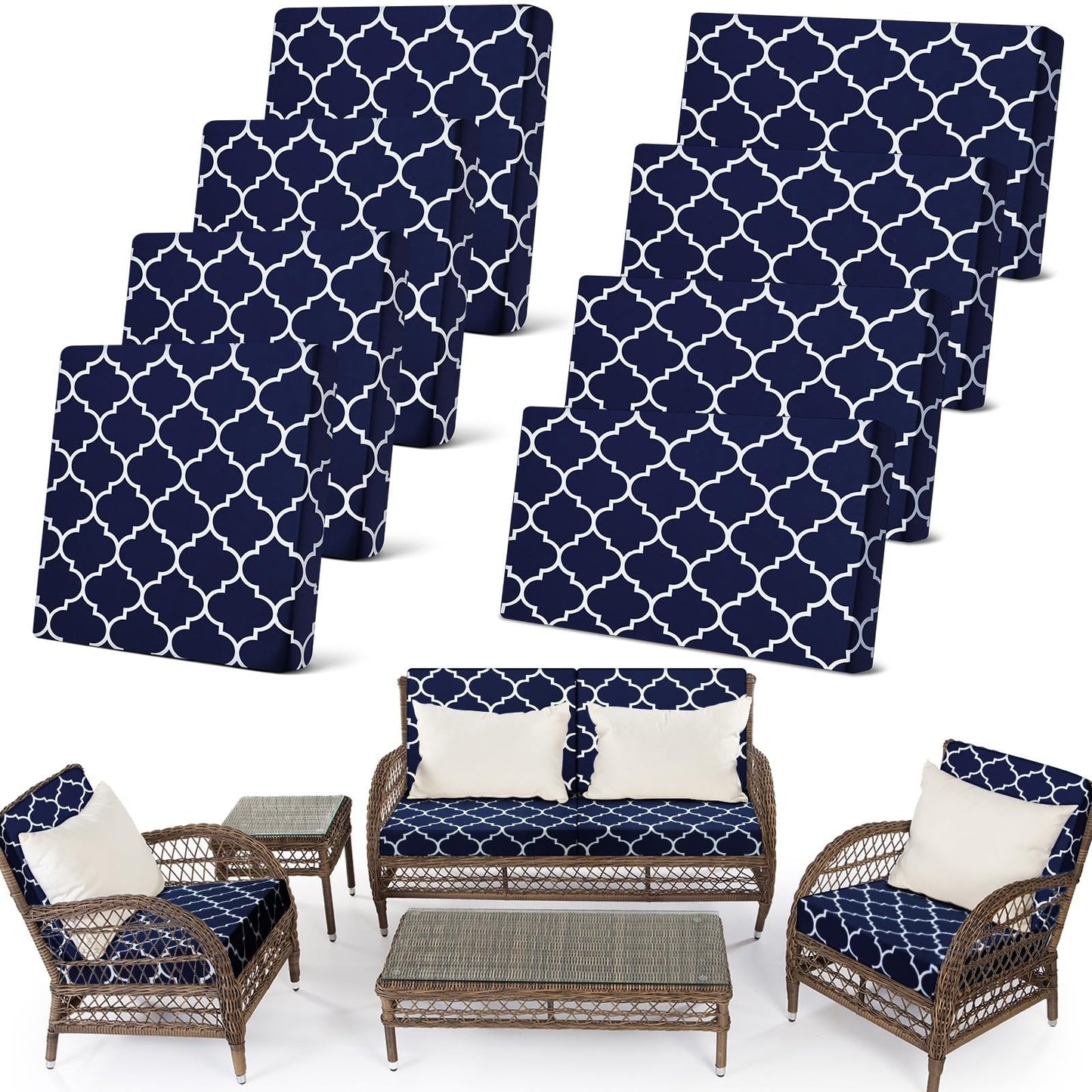 🛋️Outdoor Patio Sofa Cushion Covers