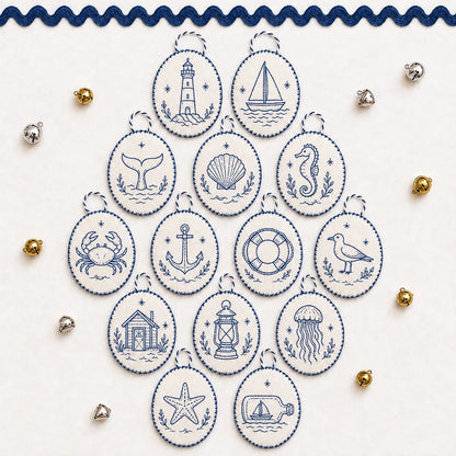 🧵Beginner-Friendly DIY Heirloom Oval Embroidery Ornament Kit Collection | Complete Kit with All Tools & Step-by-Step Guide Included 💕