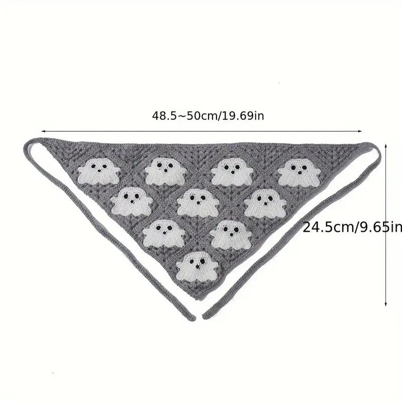 Women's Polyester Halloween Triangle Bandana Hair Accessory