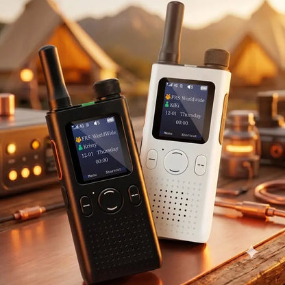 📻 AT1 4G LTE PoC Walkie Talkie by BAOFENG – Lifetime Free No Monthly Fees, 5000-Mile Long Range Two-Way Radio with App Control & Encrypted Group Chat for Family & Outdoor Adventures