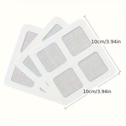 🚿 80 Pcs Disposable Bathroom Drain Hair Catcher Sheets