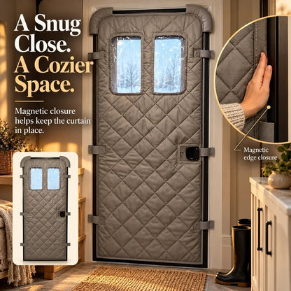 🏠❄️ Magnetic Thermal Door Curtain | Keep the Cold Out & Warmth In! 🧲🔥