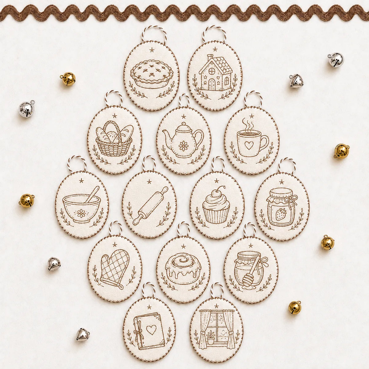 🧵Beginner-Friendly DIY Heirloom Oval Embroidery Ornament Kit Collection | Complete Kit with All Tools & Step-by-Step Guide Included 💕