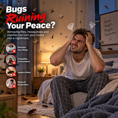 ⚡ Precision Laser Bug Control – Rechargeable Chemical-Free Handheld Pest Targeting Device