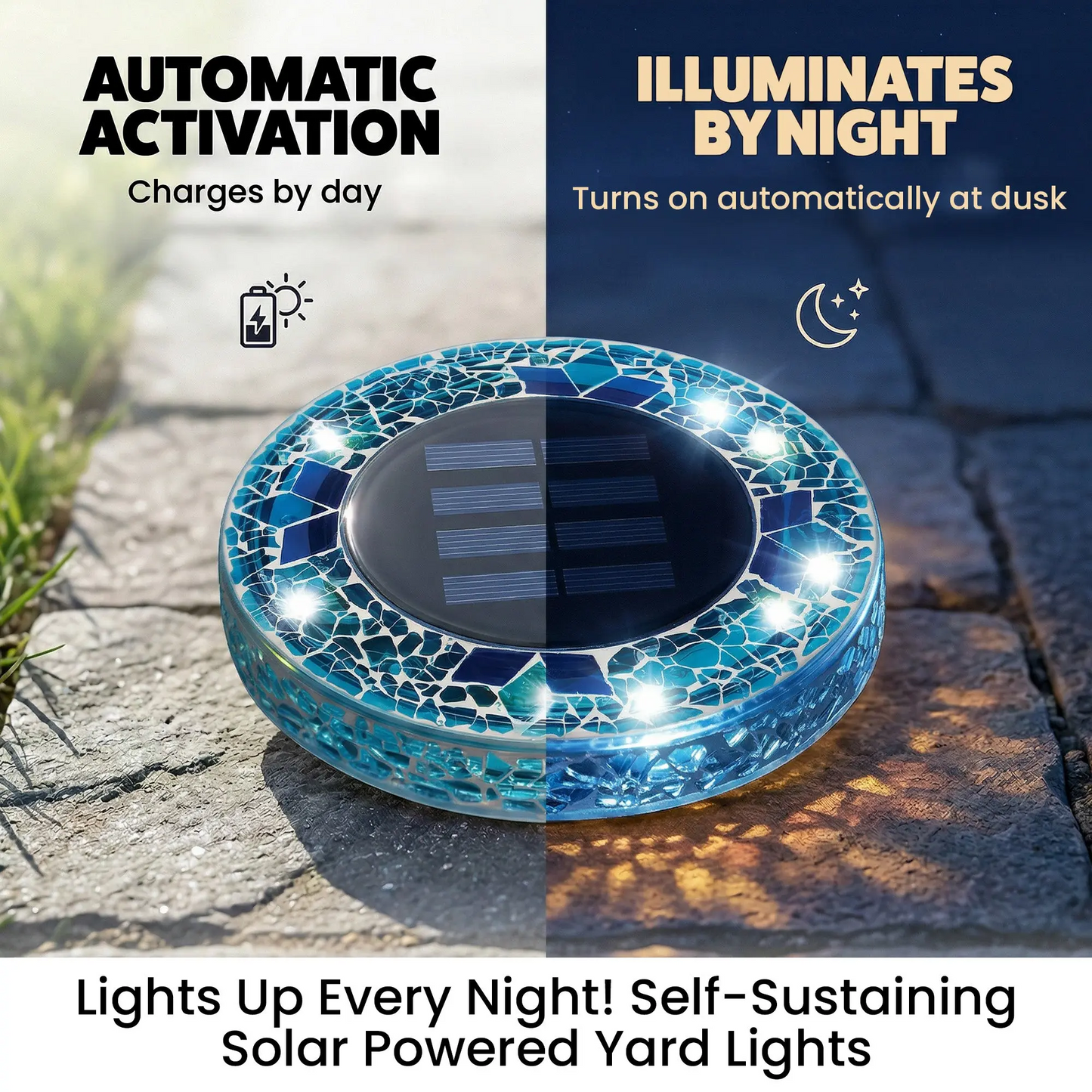 ✨ 49% OFF☀️Mosaic Disk Light | Stunning Geometric Glow for Any Space