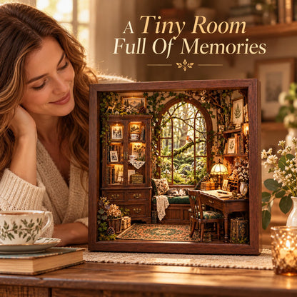 The Woodland Memory House™ 3D Handmade Heritage Shadow Box