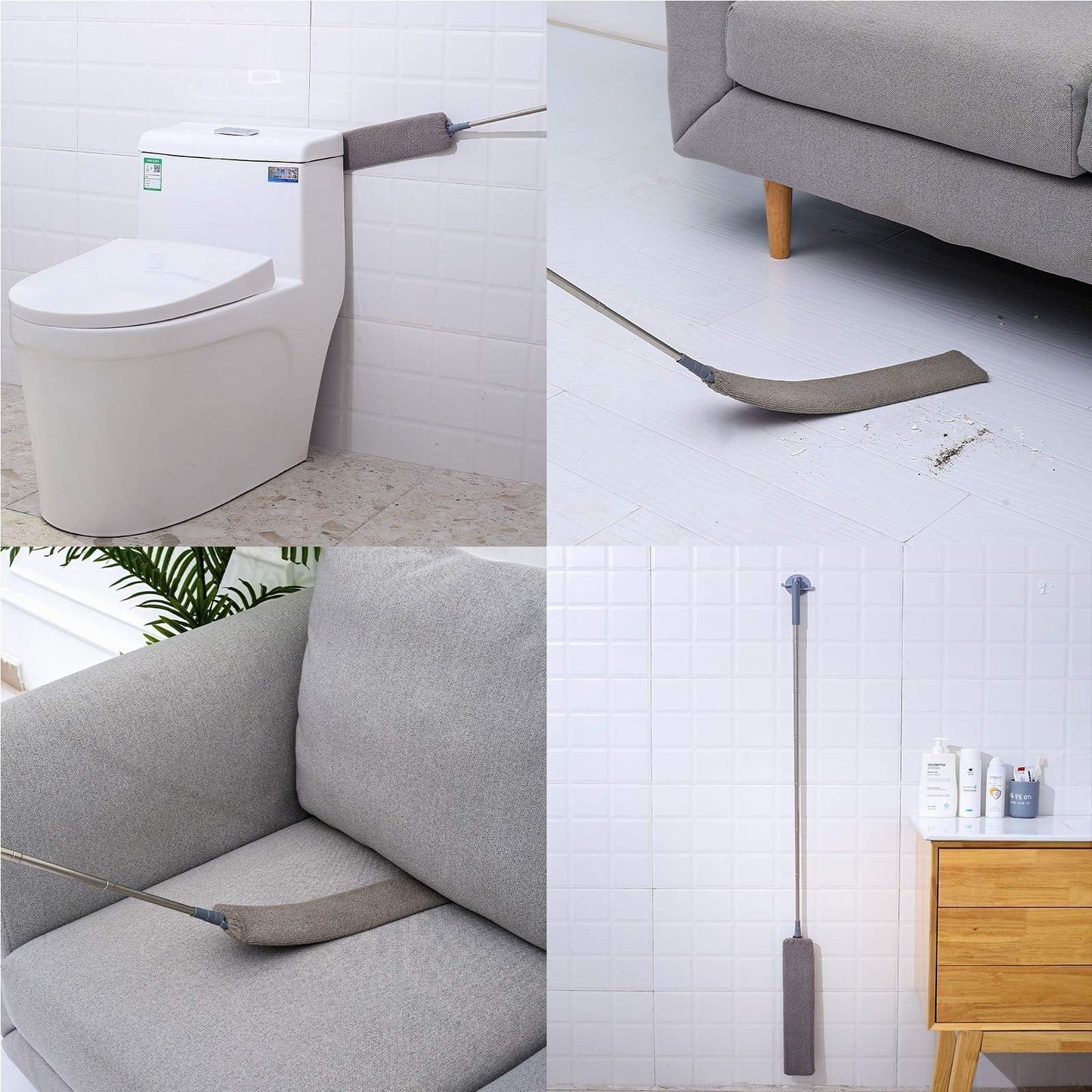 50% off🔥Retractable Gap Dust Cleaner With 3pcs Towels