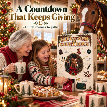 🐎 Equestrian Countdown Calendar — Real Tack Behind Every Door, From Christmas Eve to Christmas Morning