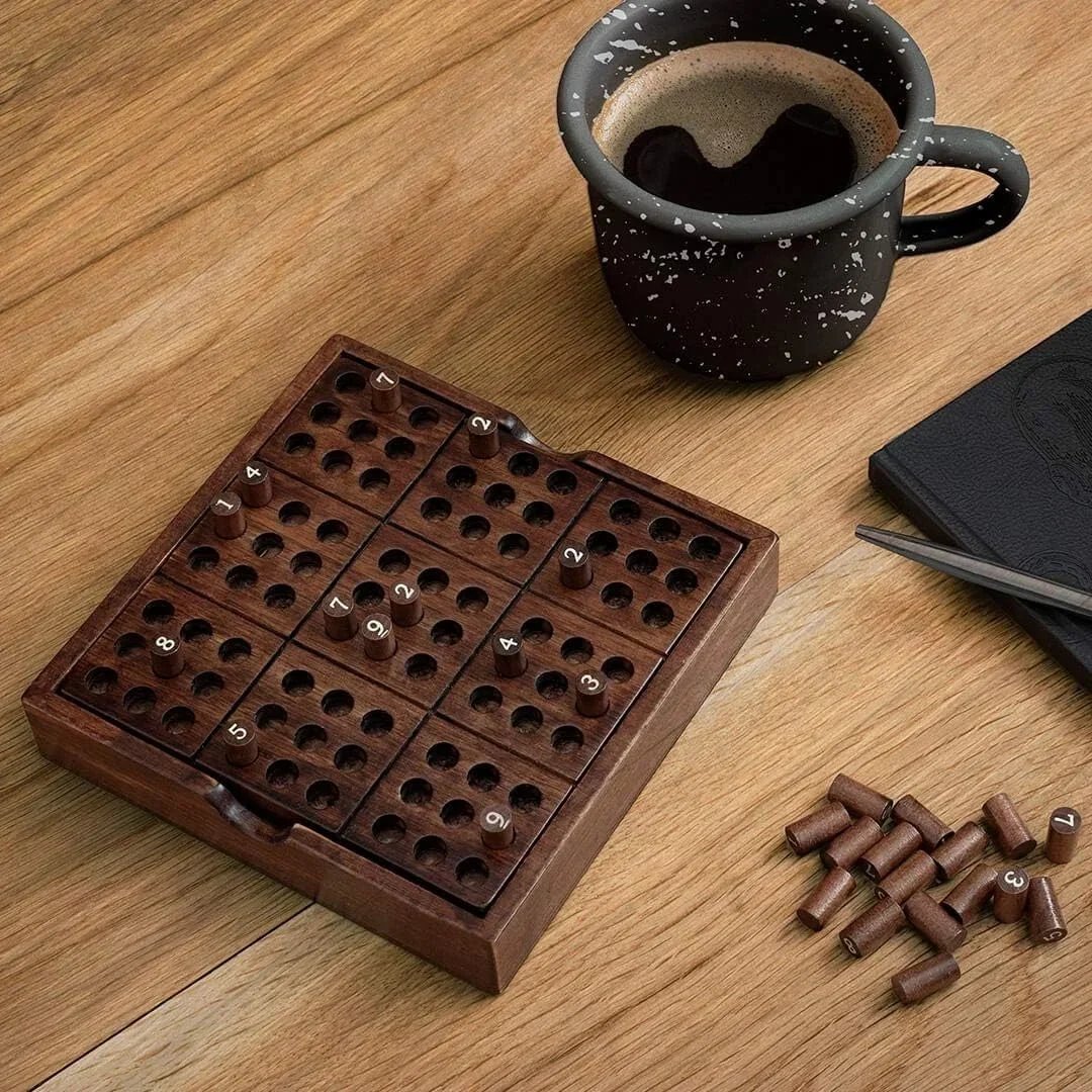 Wooden Sudoku Set & Guide