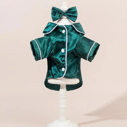 Soft Silk Pet Pajama Set