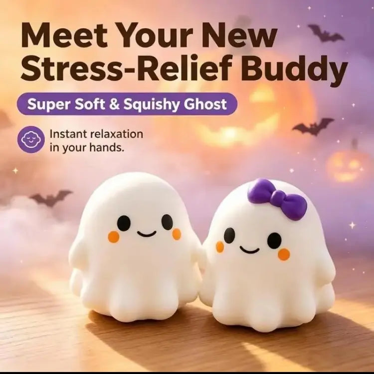 Ghost Squishy Stress-Relief Fidget Toy