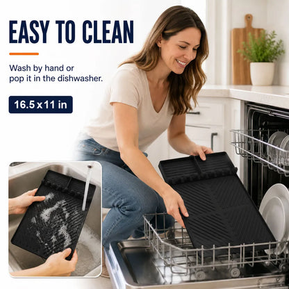 🔥🍳 16.5" × 11" Silicone Grill Side Shelf Mat – Heat-Resistant, Non-Slip & Dishwasher Safe BBQ Organizer ✨