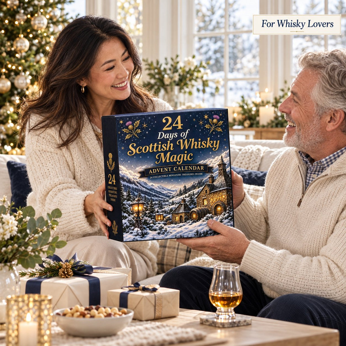 🥃Whisky-Themed Collectible Advent Calendar | 24 Surprises, Perfect Xmas Gift For Dads & Husbands