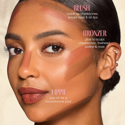 Multi-Stick With Brush - Cream Blush & Bronzer