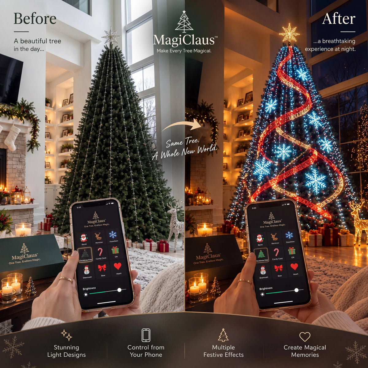 Smart Animated Christmas Tree Lights