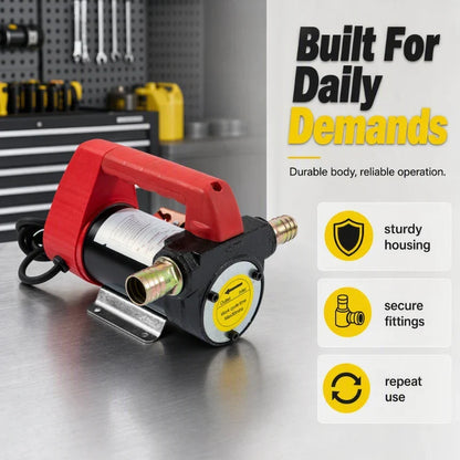 ⛽ 50% OFF NOW! 🚜 Diesel Transfer Pump – 25GPM Flow– Move Fuel Fast for Farms, Garages & Job Sites ⚡