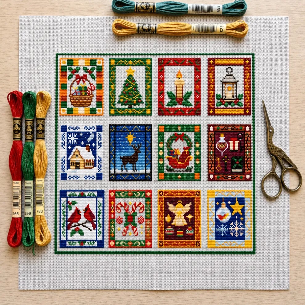 🔥LAST DAY 50% OFF - ✨Nativity Cross Stitch Kit