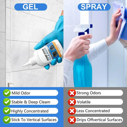 Say Goodbye to Stubborn Mold!  Miracle Mold Remover Gel Free with Scrub Brush
