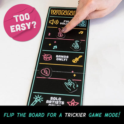 🎤 Grab The Mic! Karaoke Party Game Perfect for Non-Singers | Foam Mic, 125 Word Cards, Game Board & Tokens Included