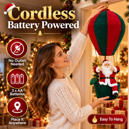🔥The Floating Santa Experience – Cordless Glow & Musical Magic