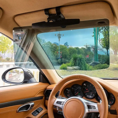 Car Anti-Glare Visor Extender Sunlight & Headlight Shield Adjustable Universal Fit for Safer Day & Night Driving Reduces Glare Enhances Visibility