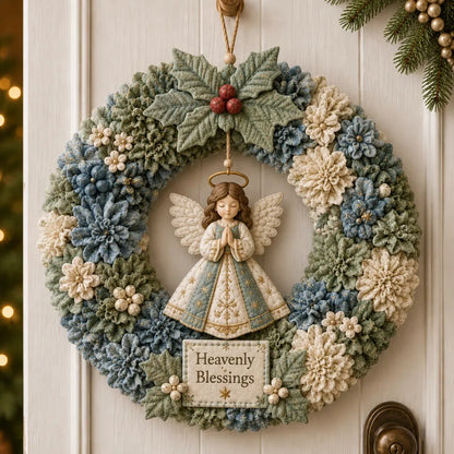⏰LAST DAY 49% OFF - 3D Fabric Poke Wreath DIY Kit 🎄🧡 (Video Tutorial & Finished Wreath Reference Included ✨ Beginner-friendly)