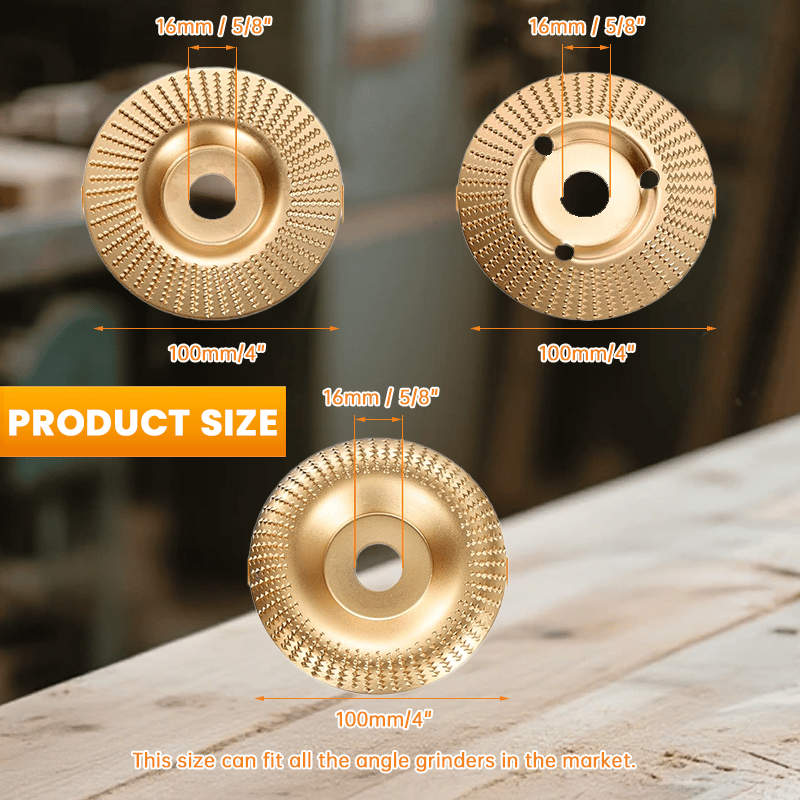 🪵Heavy-Duty Wood Carving Disc Set (3PCS)