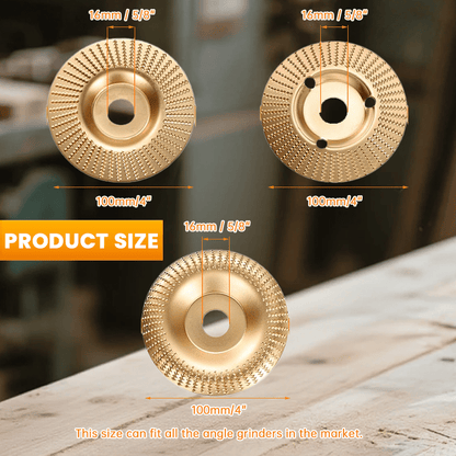 🪵Heavy-Duty Wood Carving Disc Set (3PCS)