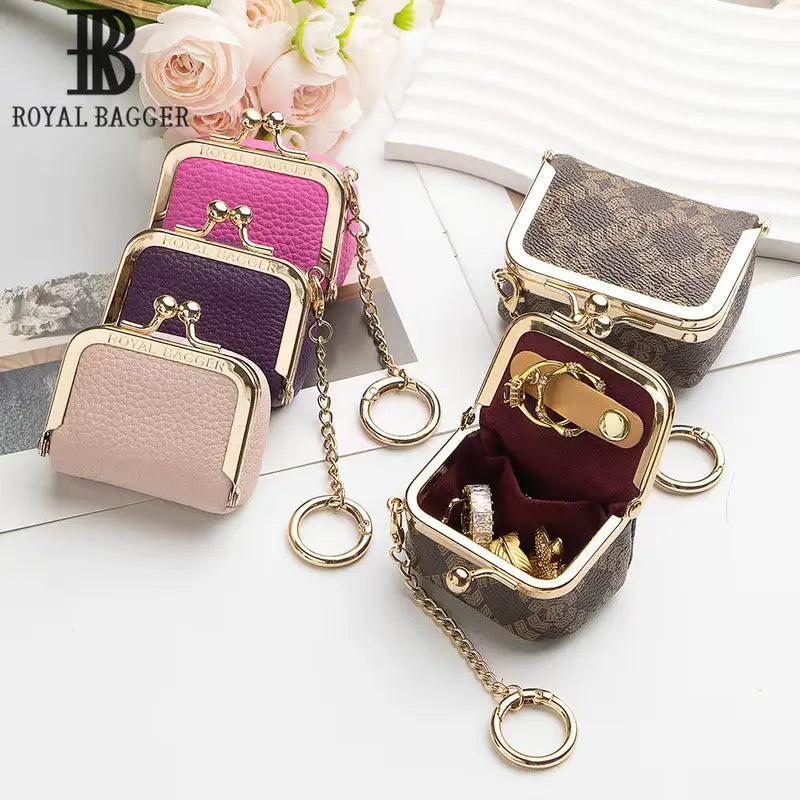 Genuine Leather Mini Coin Purse