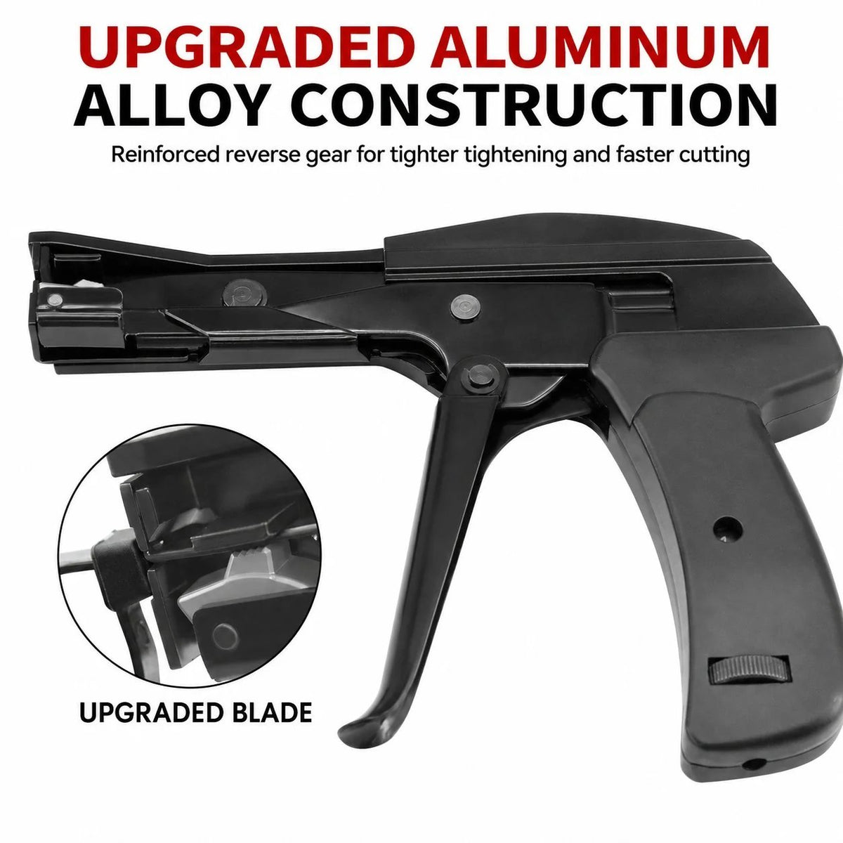 🔥HOT SALE🔥Nylon Cable Tie Tensioning Tool - Adjustable Zip Tie Tightener & Cutter