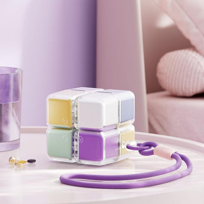 🧩💊Weekly Pill Organizer Magnetic Foldable Medicine Box